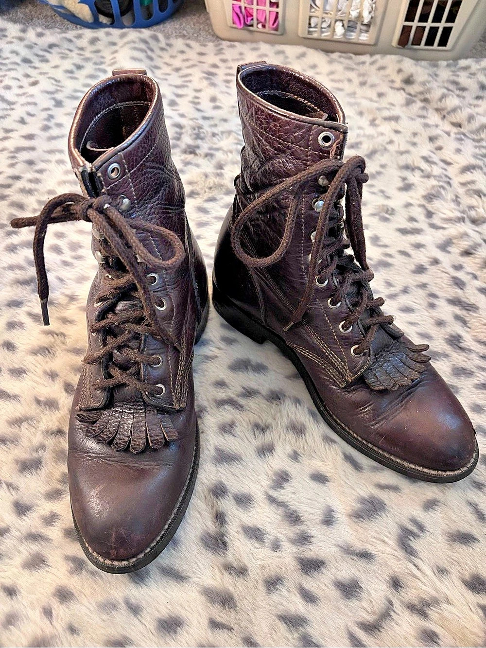Vintage Harley-Davidson Harness Leather Boots Brown US 8 men’s